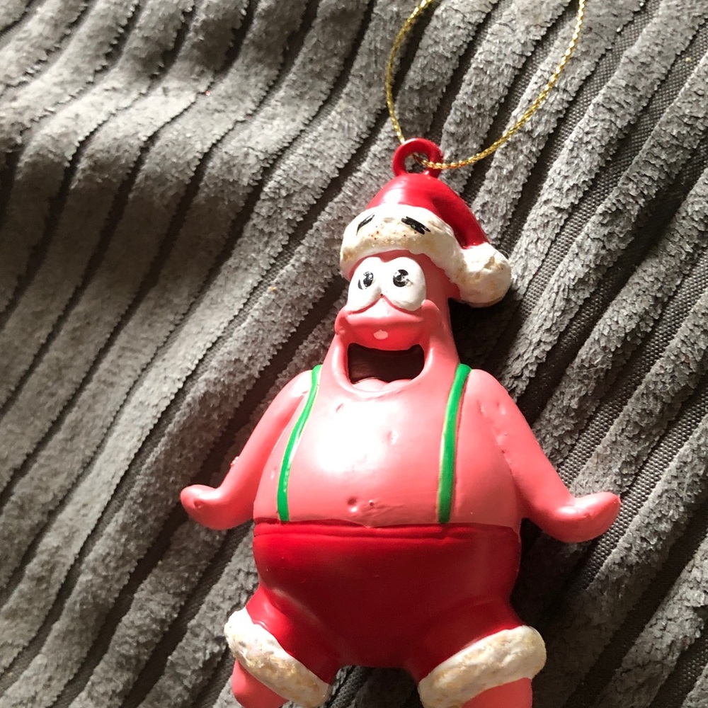 Patrick Star Christmas Ornament - Pink Holiday